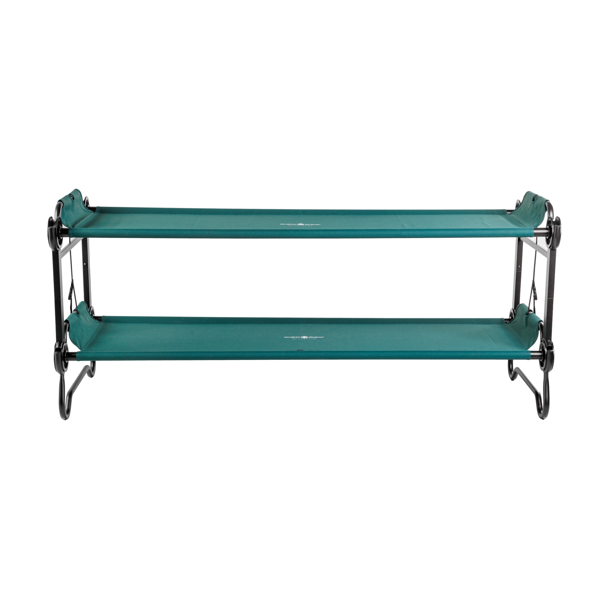 Disc-O-Bed Large Portable Cot System — 11in. Ground Clearance, 21in. Distance Between Cots, 500-Lb. Capacity, Green, Model# 31001B